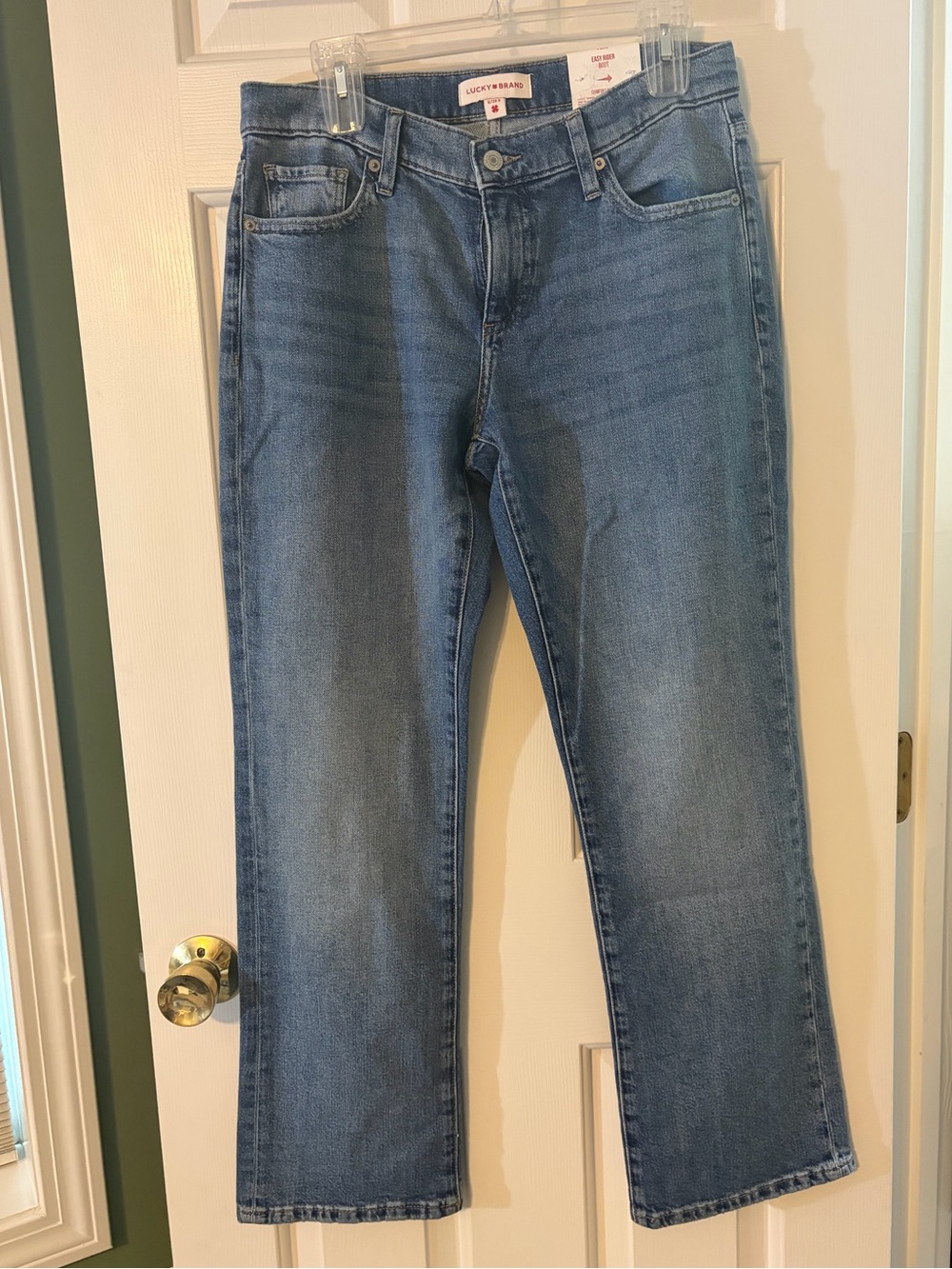 Lucky Brand Medium Blue Straight-Leg Women's Jeans - Easy Rider Boot